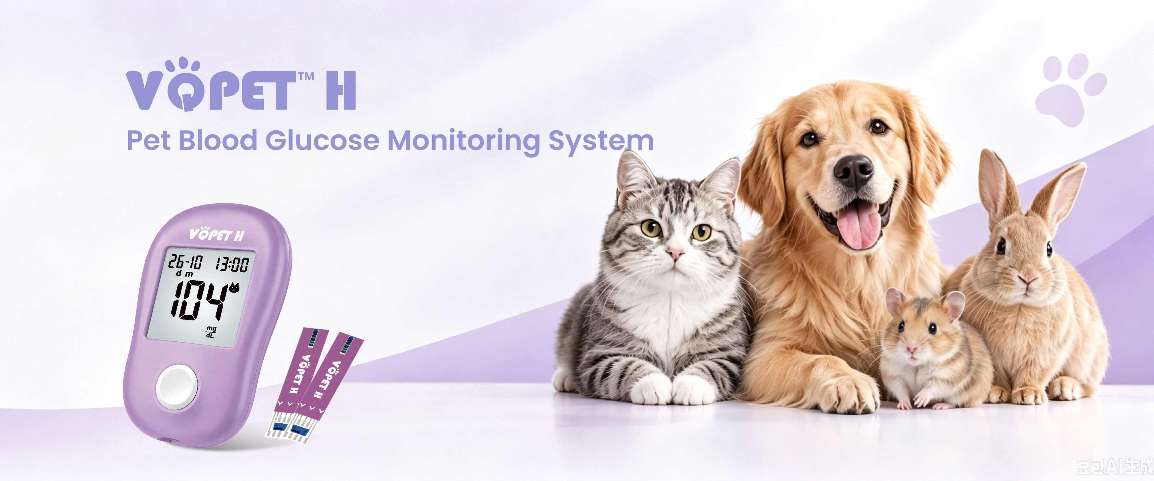 VQPET H Blood Glucose Monitoring System