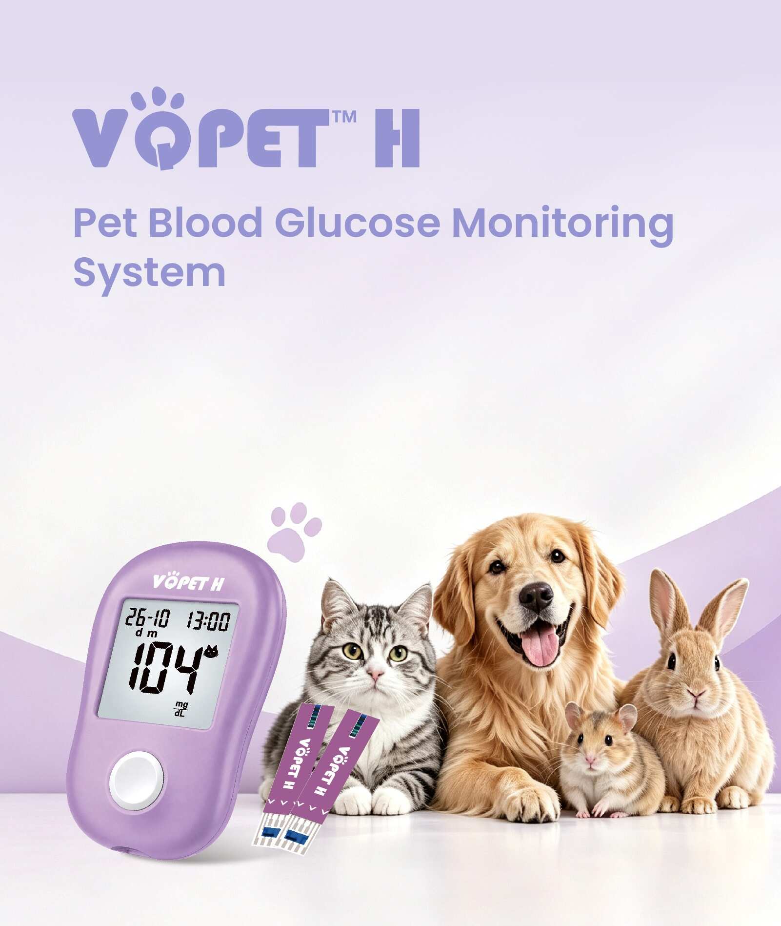 VQPET H Blood Glucose Monitoring System