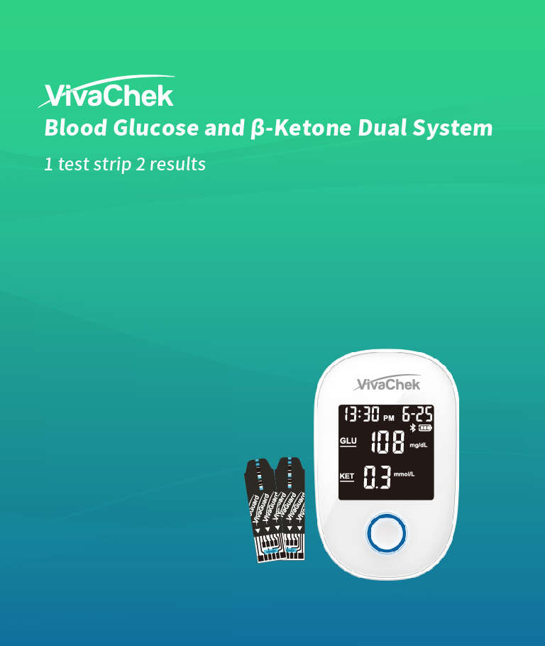 VivaChek Blood Glucose and β-Ketone Dual System